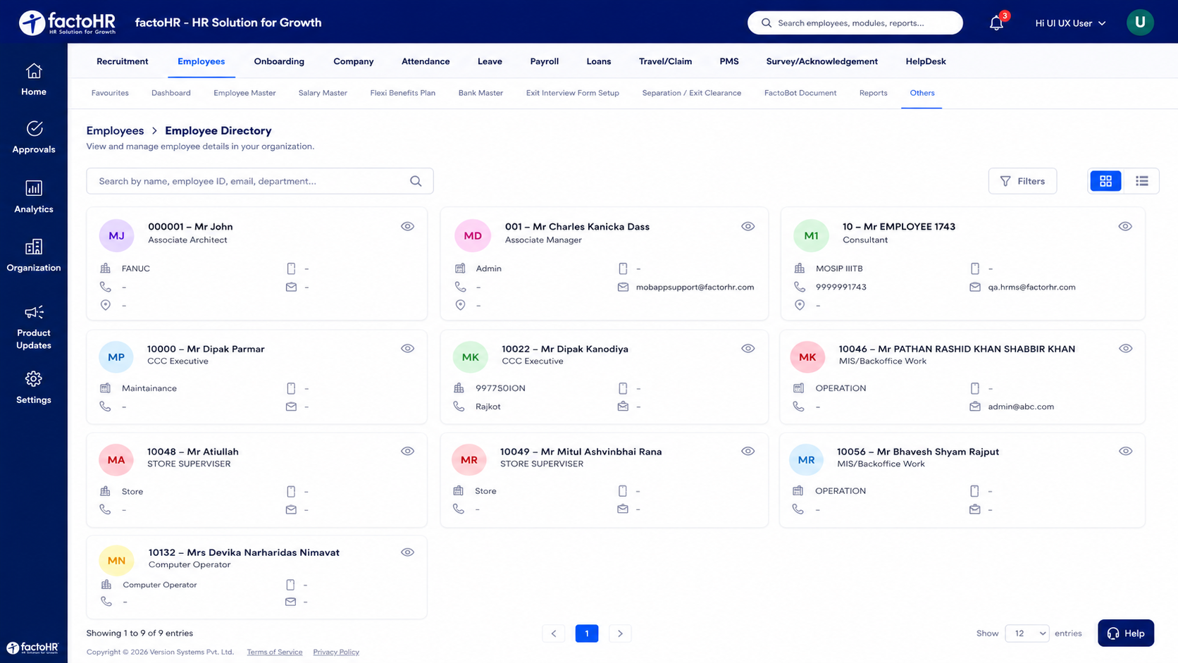 Update Personal Details Instantly