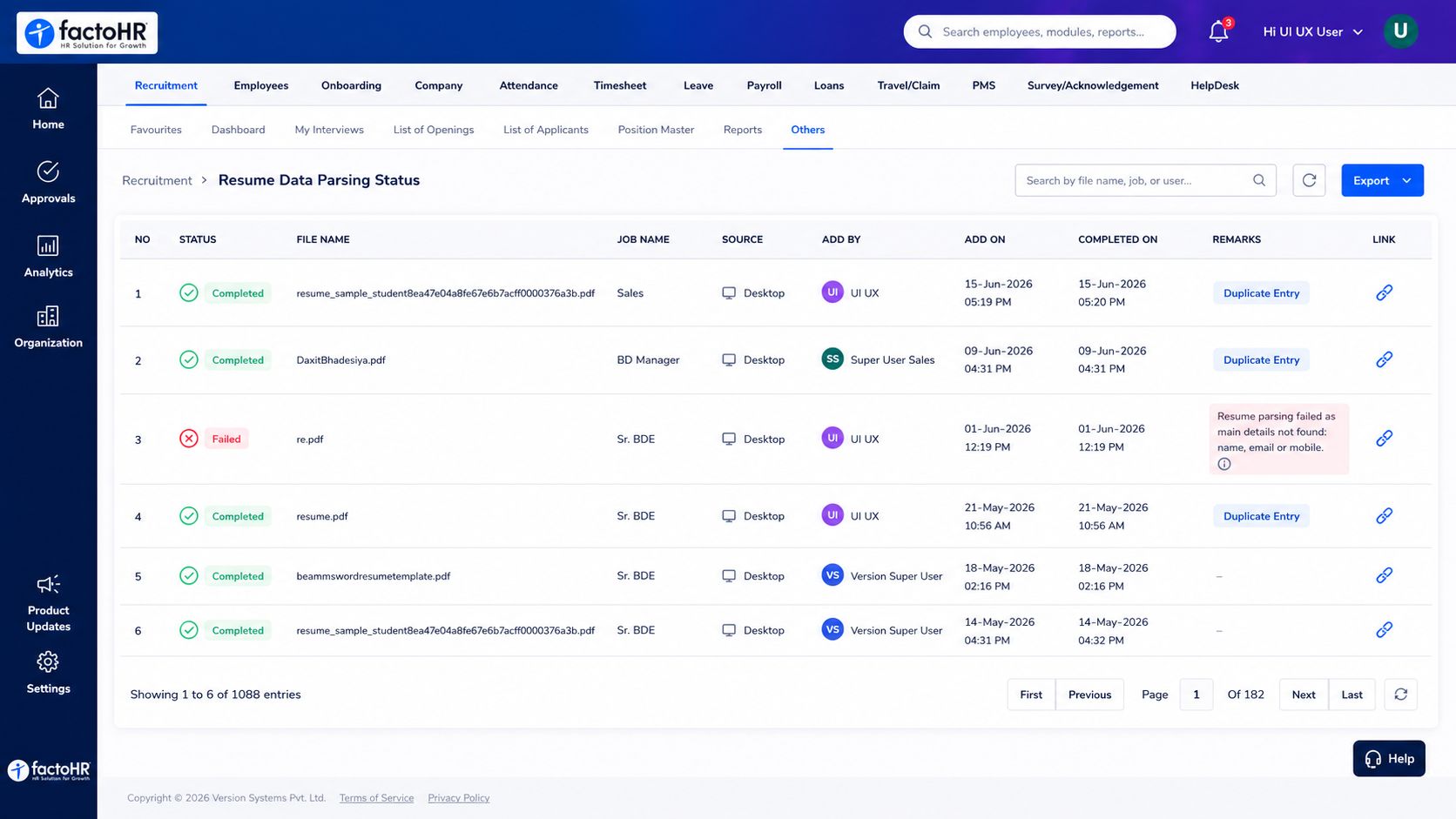 AI-Powered Resume Screening