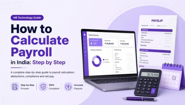 How to Calculate Payroll in India: 2026 Step-by-Step Guide with Example